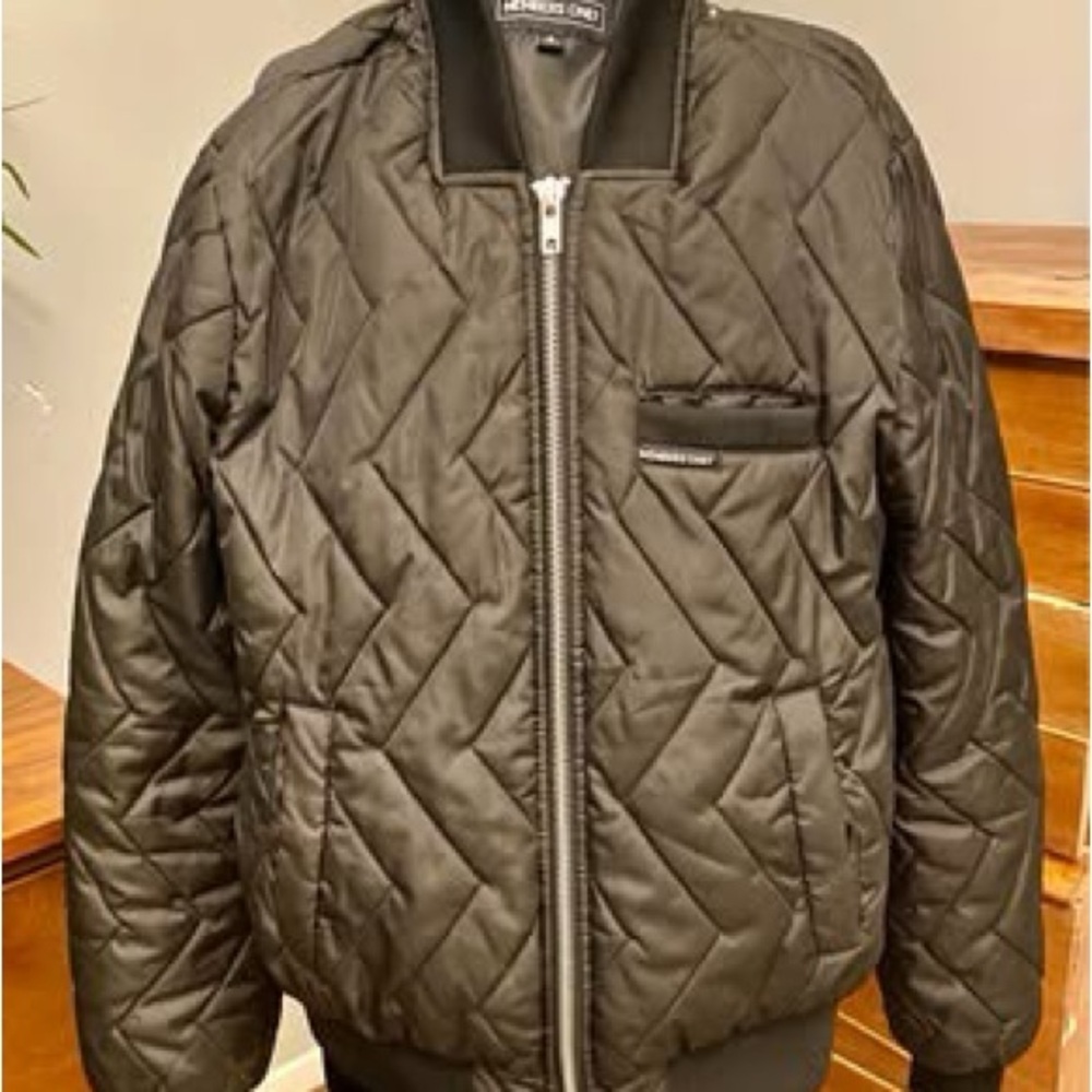 Members Only Black Quilted Bomber Jacket Cleveland Cavaliers